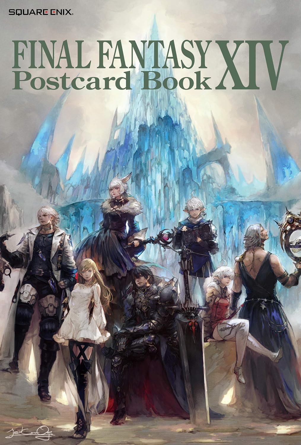 bộ final fantasy xiv ポストカードブック - final fantasy xiv postcard book