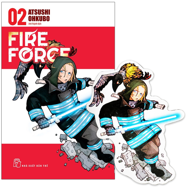 bộ fire force - tập 2 - tặng kèm bookmark giấy hình nhân vật