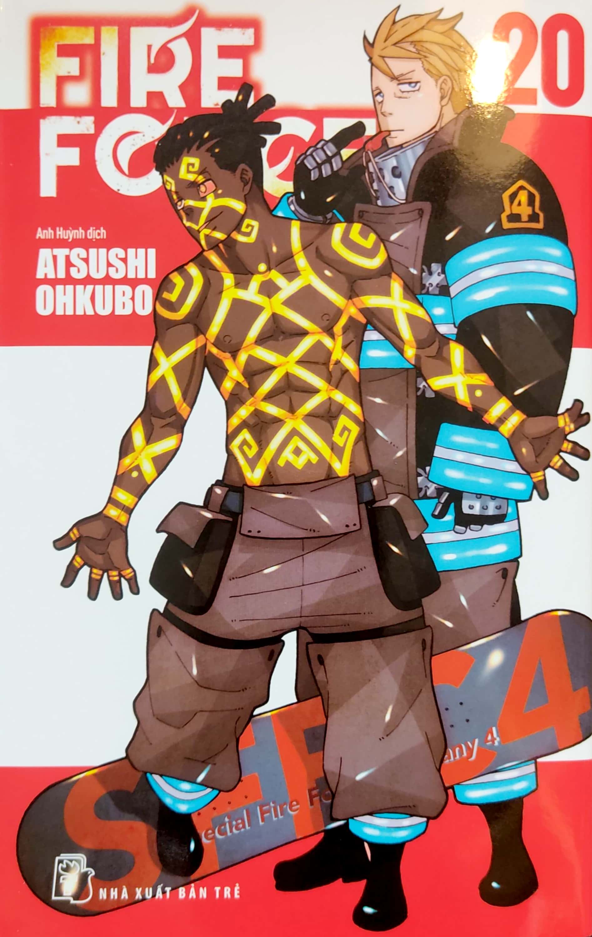 bộ fire force - tập 20 - tặng kèm bookmark giấy hình nhân vật