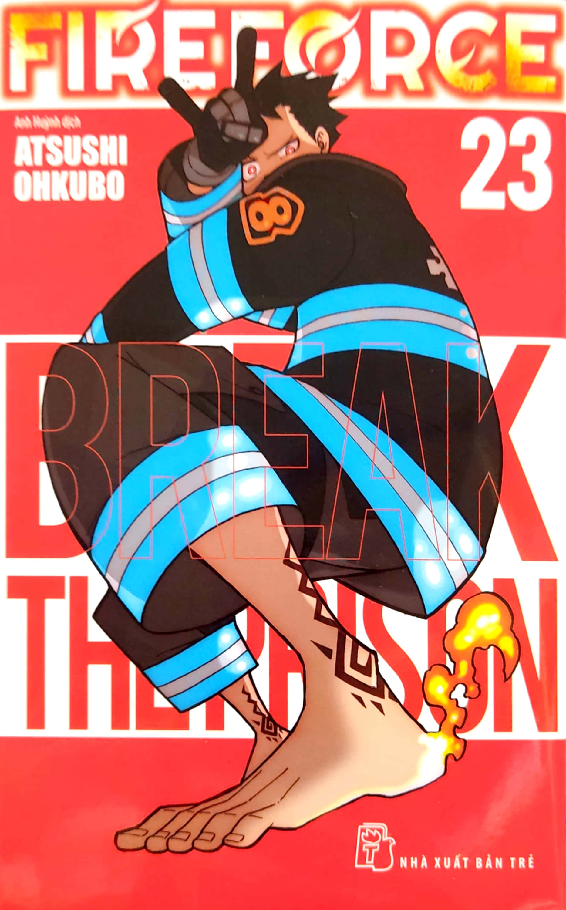 bộ fire force - tập 23 - tặng kèm bookmark giấy hình nhân vật