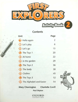 bộ first explorers 2 activity book