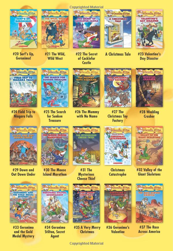 bộ flight of the red bandit (geronimo stilton #56), volume 56