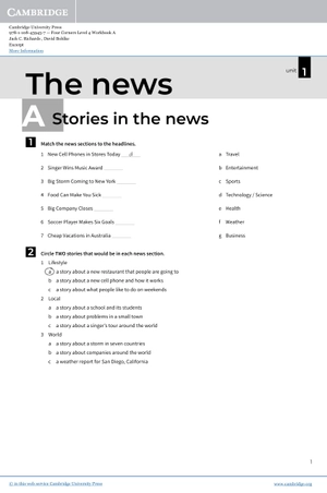 bộ four corners wb 4a