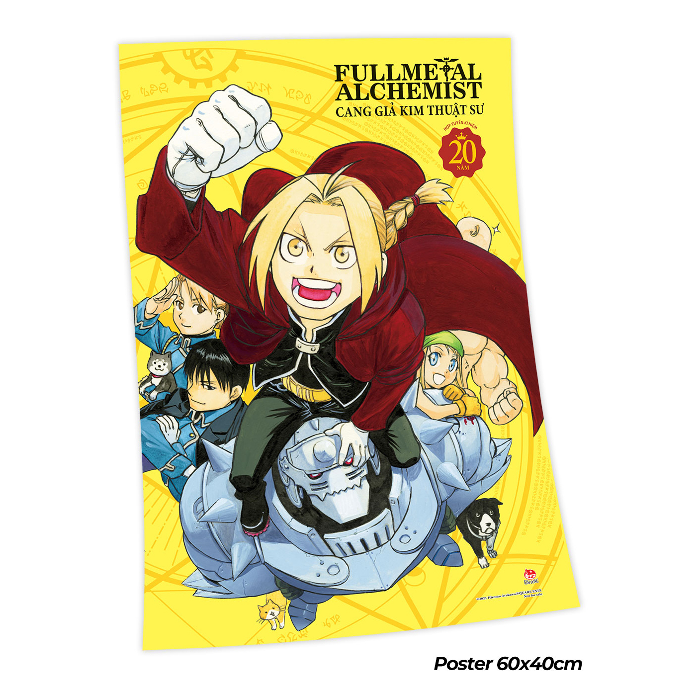 Bo
						
										
										Fullmetal Alchemist - Cang Gia Kim Thuat Su - Hop Tuyen Ki Niem 20 Nam - Tang Kem 2 Bookmark Nhua Trong + 1 Poster