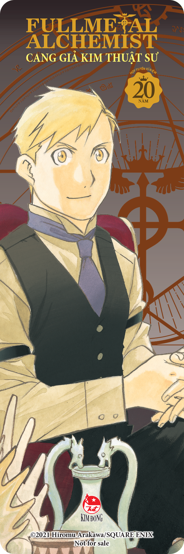 Bo
						
										
										Fullmetal Alchemist - Cang Gia Kim Thuat Su - Hop Tuyen Ki Niem 20 Nam - Tang Kem 2 Bookmark Nhua Trong + 1 Poster