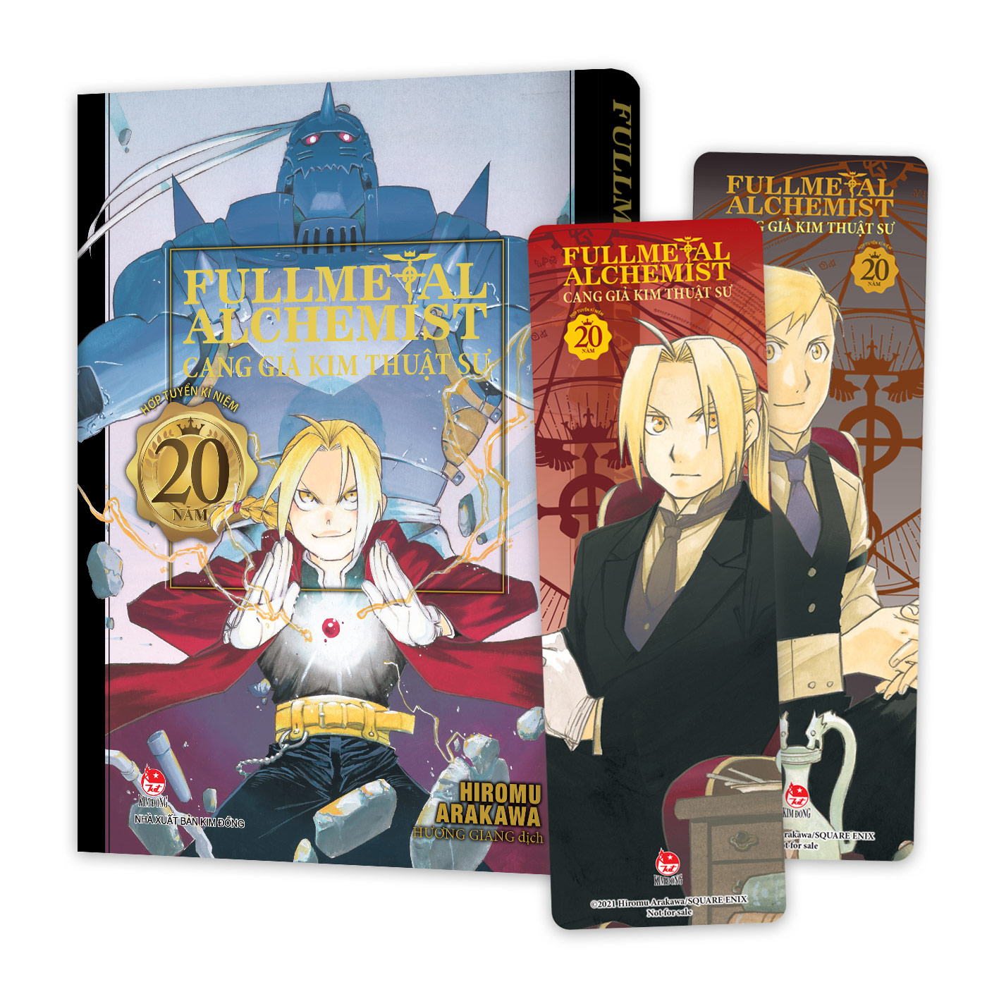 Bo
						
										
										Fullmetal Alchemist - Cang Gia Kim Thuat Su - Hop Tuyen Ki Niem 20 Nam - Tang Kem 2 Bookmark Nhua Trong