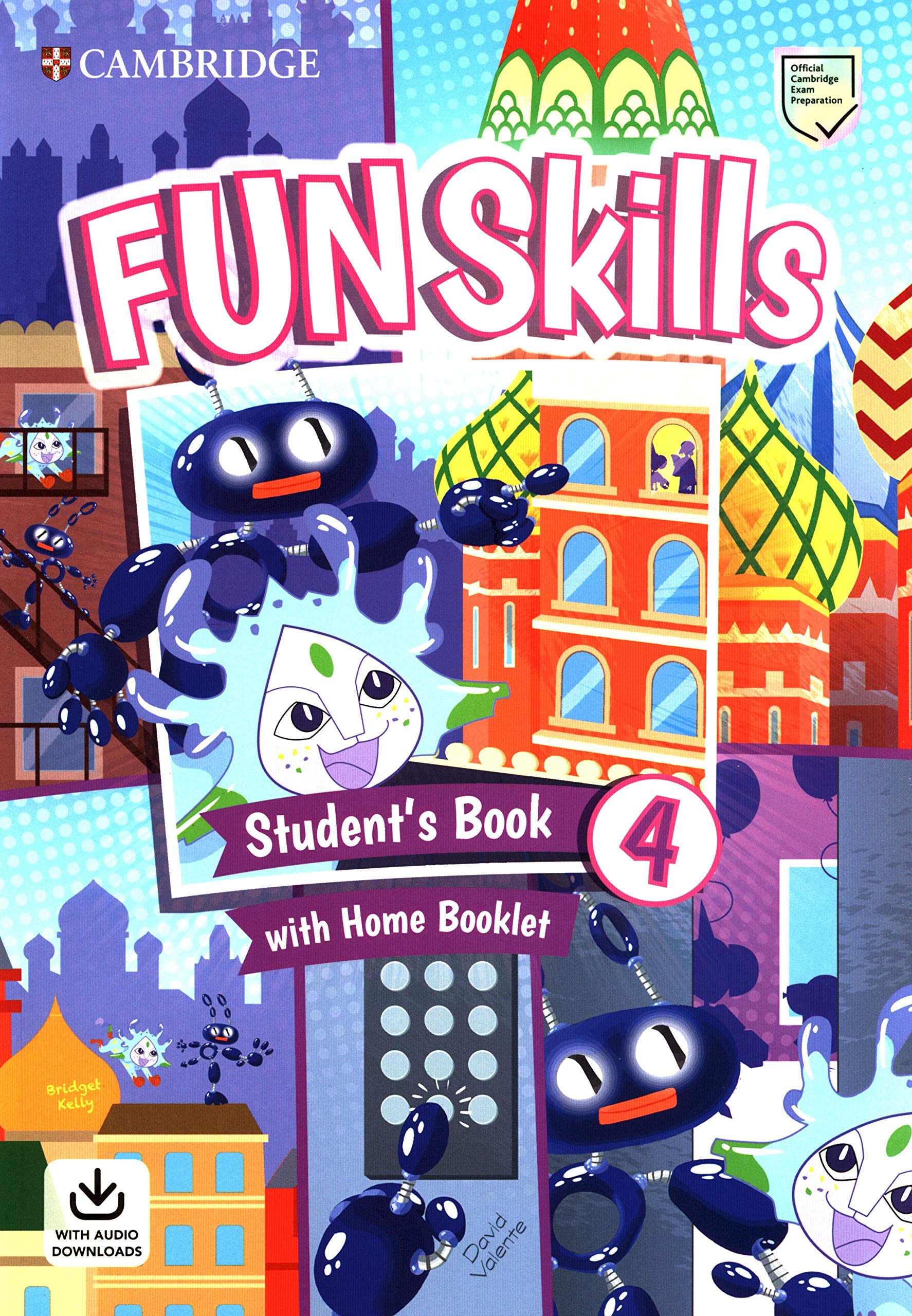 bộ fun skills level 4 student's book with home booklet and downloadable audio