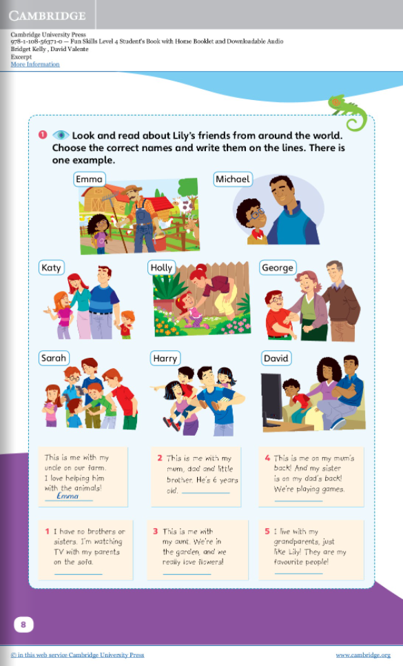 bộ fun skills level 4 student's book with home booklet and downloadable audio