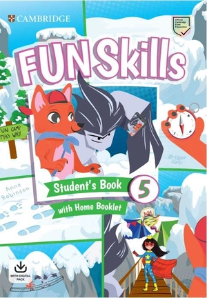 bộ fun skills level 5 student's book and home booklet with online activities