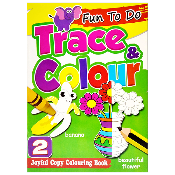 bộ fun to do trace & colours book 2