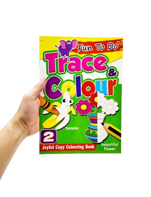 bộ fun to do trace & colours book 2