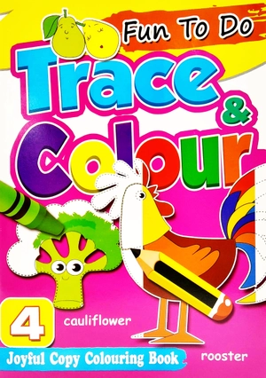 bộ fun to do trace & colours book 4