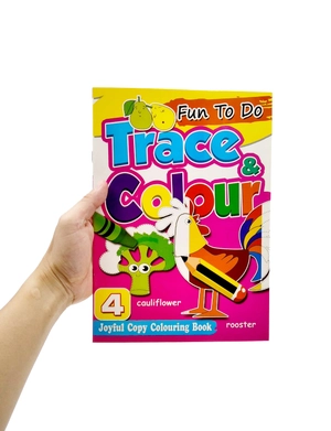 bộ fun to do trace & colours book 4