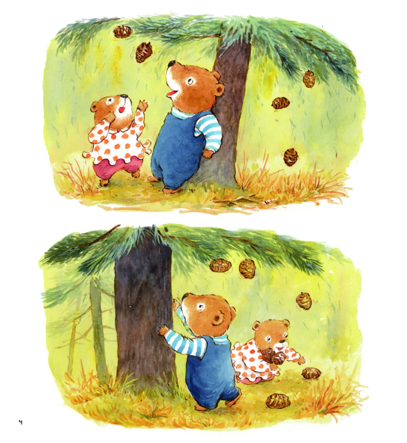 bộ gấu anh - gấu em - tập 4 - quả thông đâu rồi nhỉ?