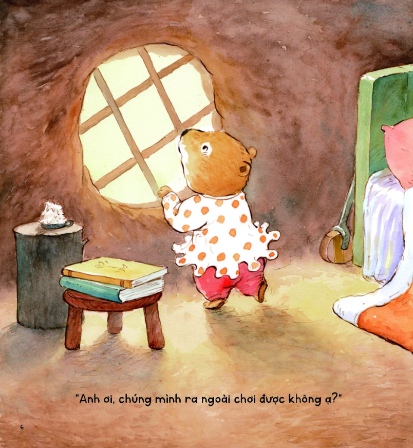 bộ gấu anh - gấu em - tập 6 - một sáng mùa xuân