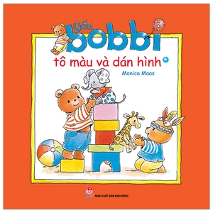 bộ gấu bobbi tô màu và dán hình - tập 1