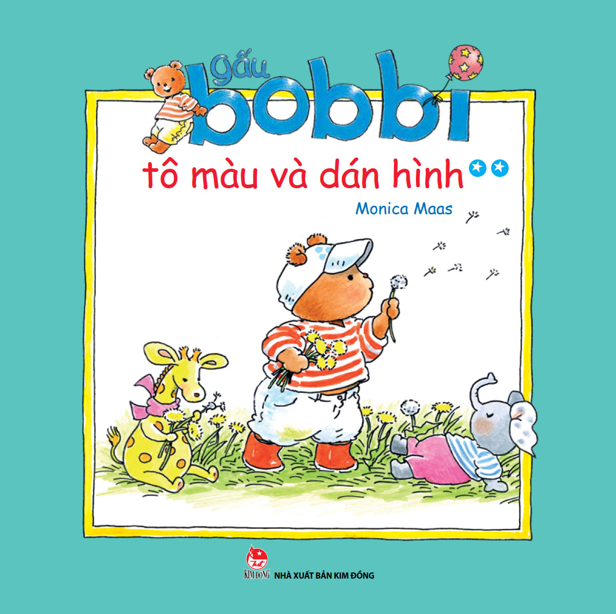 bộ gấu bobbi tô màu và dán hình - tập 2