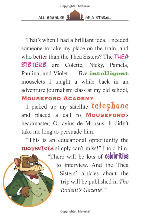 bộ geronimo stilton #13: thea stilton and the mystery on the orient express