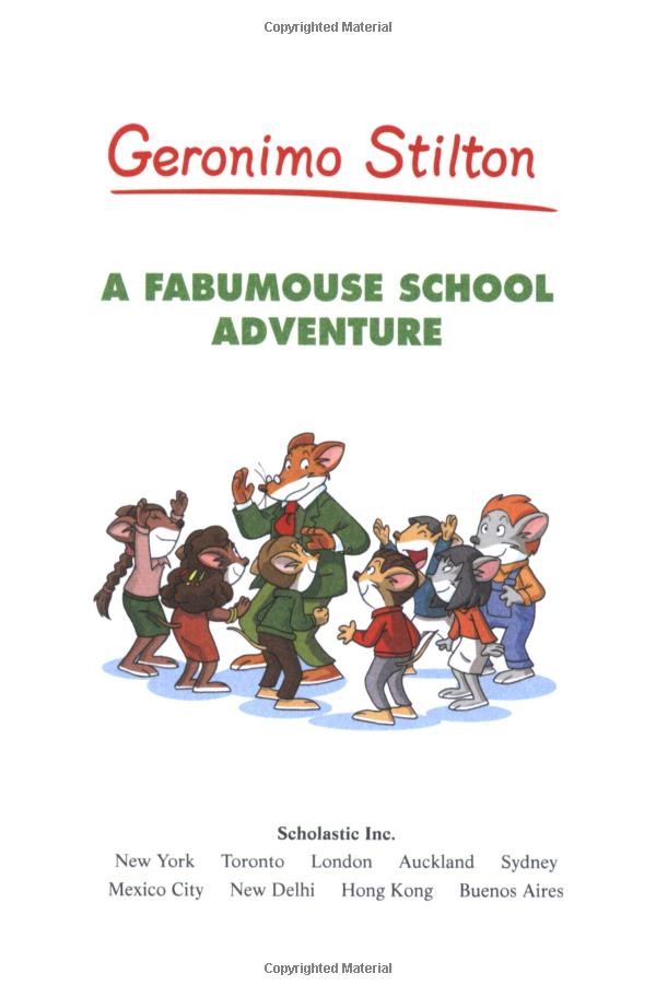 bộ geronimo stilton #38: a fabumouse school adventure