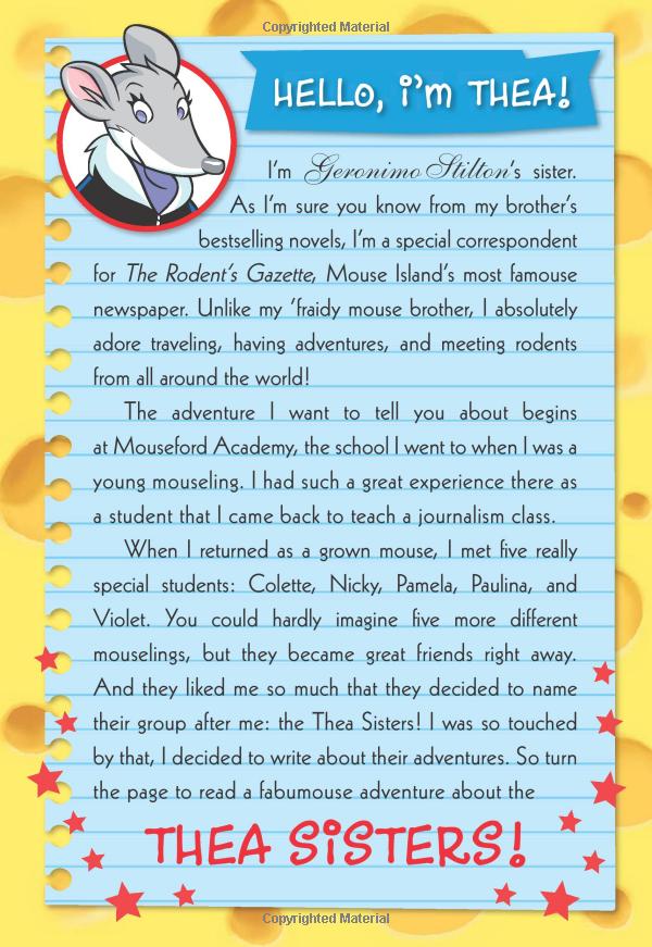 bộ geronimo stilton #4: thea stilton and the secret city