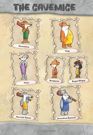 bộ geronimo stilton cavemice 14: shoo, caveflies!