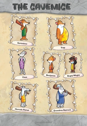 bộ geronimo stilton cavemice 7: i'm a scaredy-mouse!