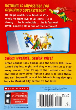 bộ geronimo stilton heromice #10: sweet dreams, sewer rats!