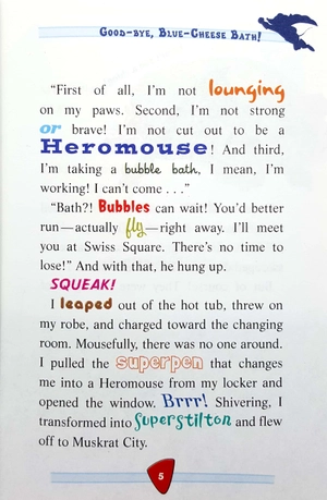 bộ geronimo stilton heromice #10: sweet dreams, sewer rats!