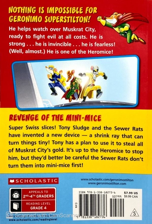 bộ geronimo stilton heromice #11: revenge of the mini-mice
