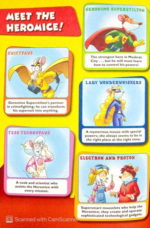 bộ geronimo stilton heromice #11: revenge of the mini-mice