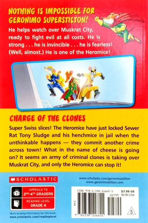 bộ geronimo stilton heromice #8: charge of the clones