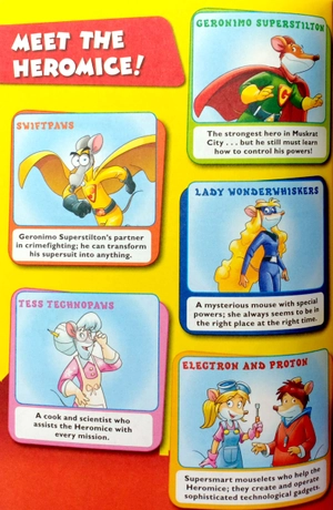 bộ geronimo stilton heromice #8: charge of the clones