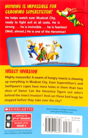 bộ geronimo stilton heromice #9: insect invasion