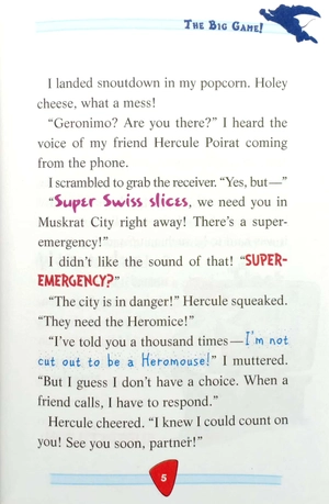 bộ geronimo stilton heromice #9: insect invasion