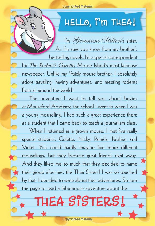 bộ geronimo stilton special edition #14: thea stilton and the dancing shadows