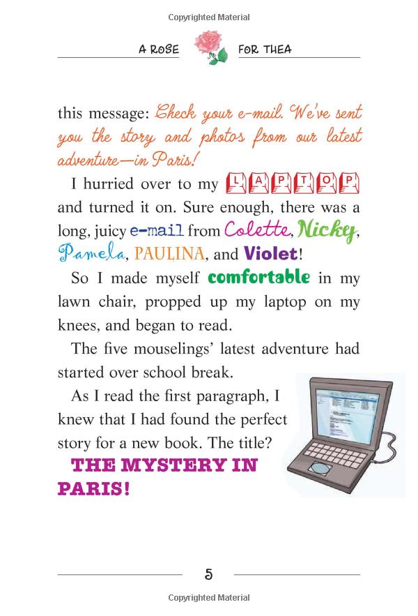 bộ geronimo stilton special edition #5: thea stilton and the mystery in paris