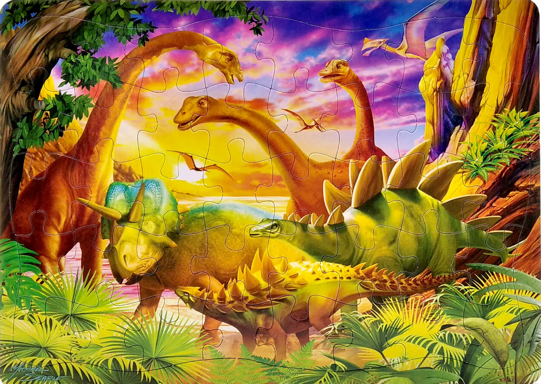 bộ ghép hình khủng long 4 (tái bản 2023)