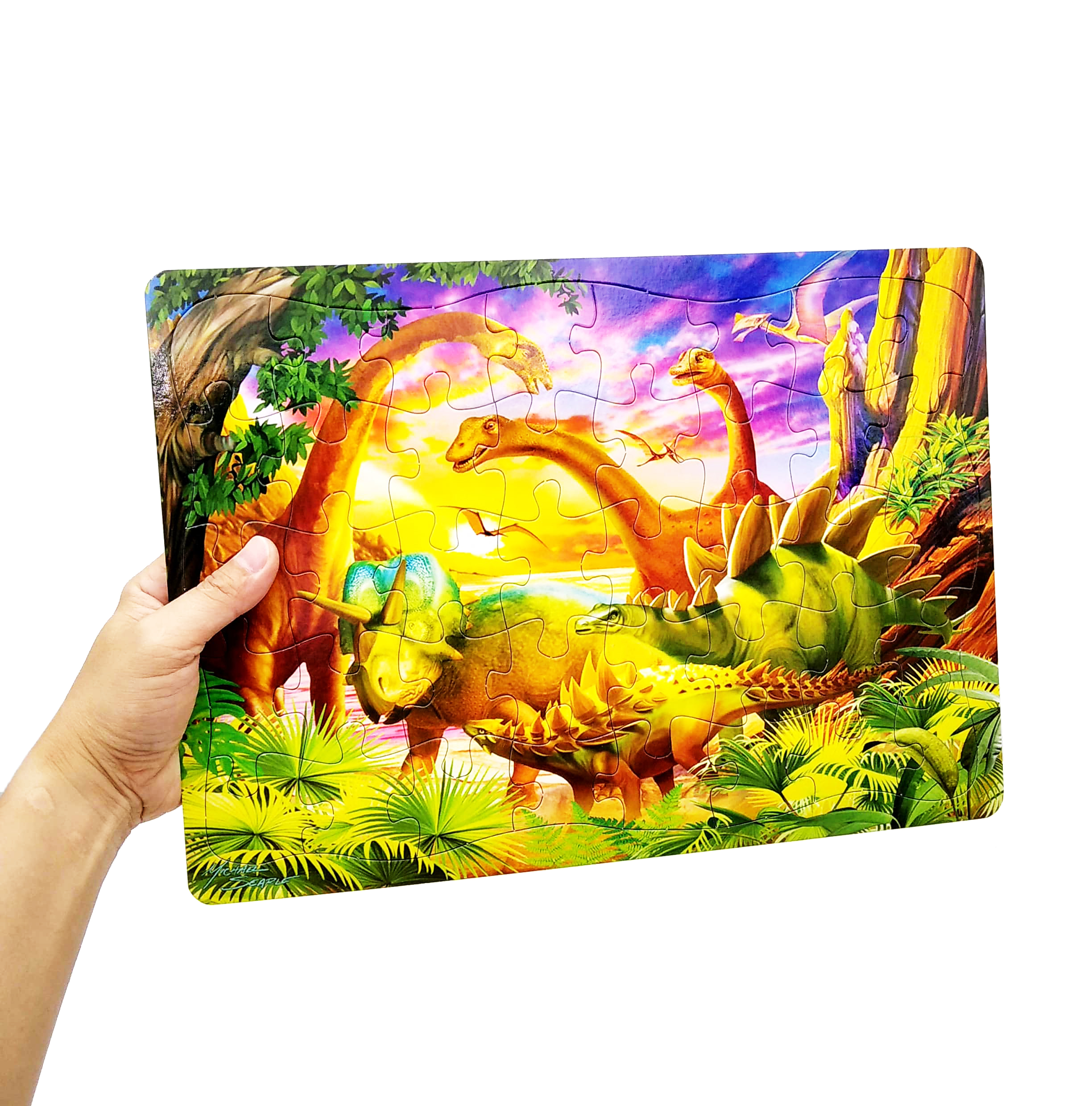 bộ ghép hình khủng long 4 (tái bản 2023)