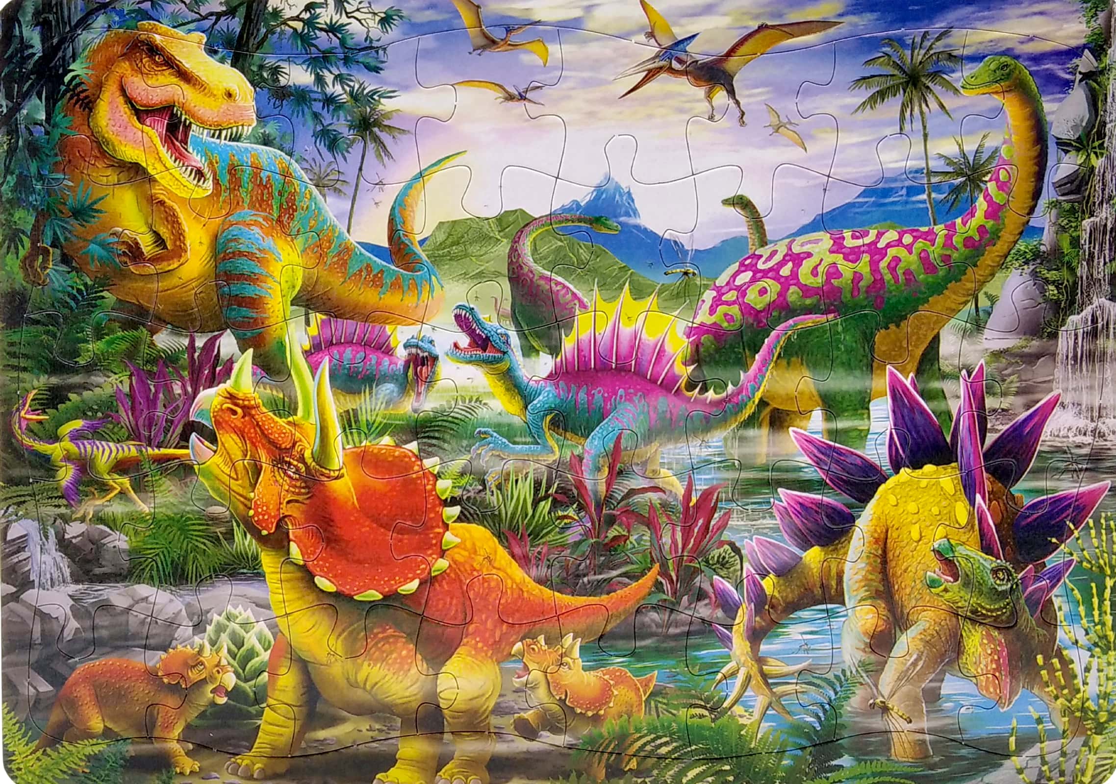 bộ ghép hình khủng long 6 (tái bản 2023)