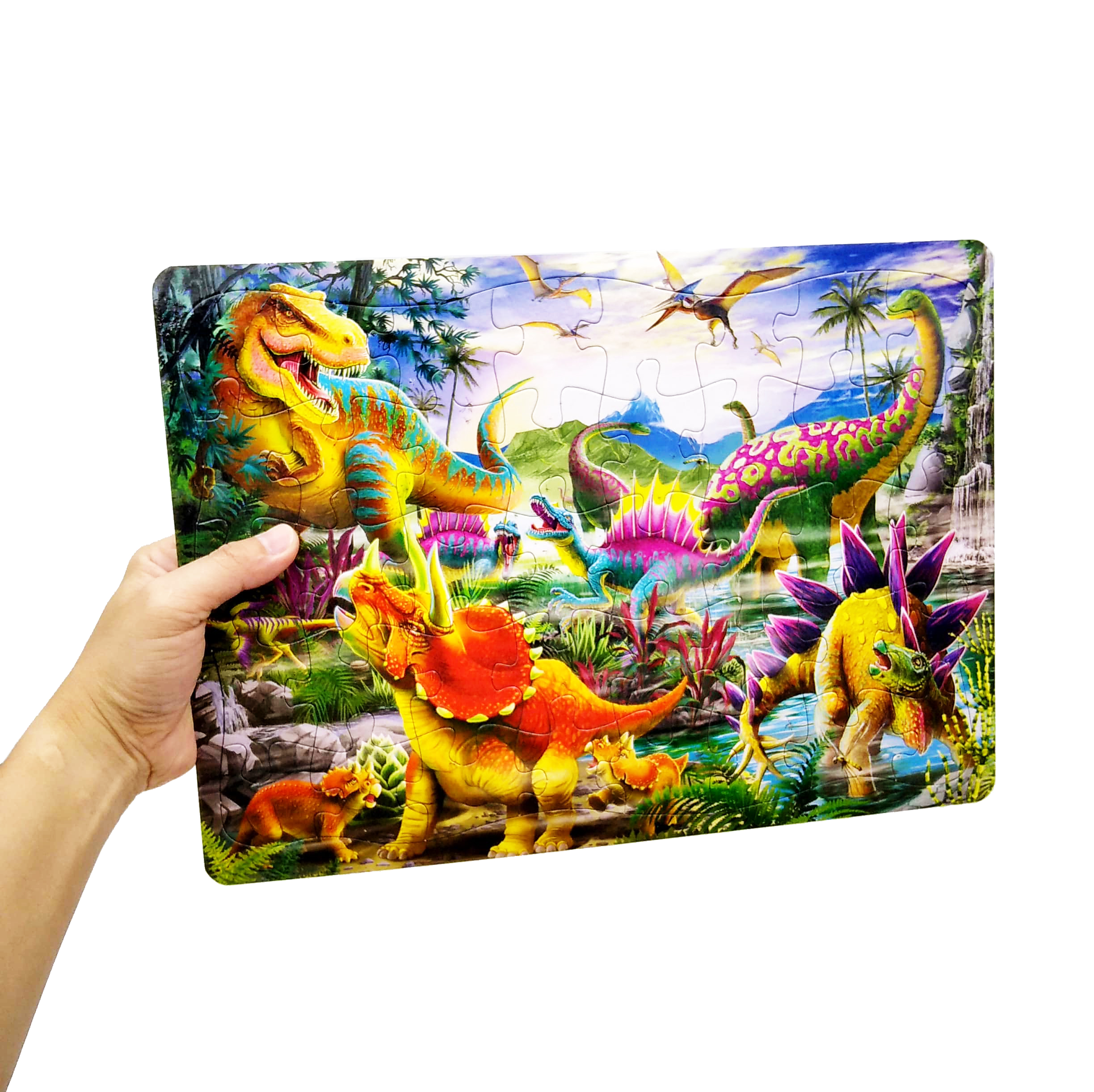 bộ ghép hình khủng long 6 (tái bản 2023)