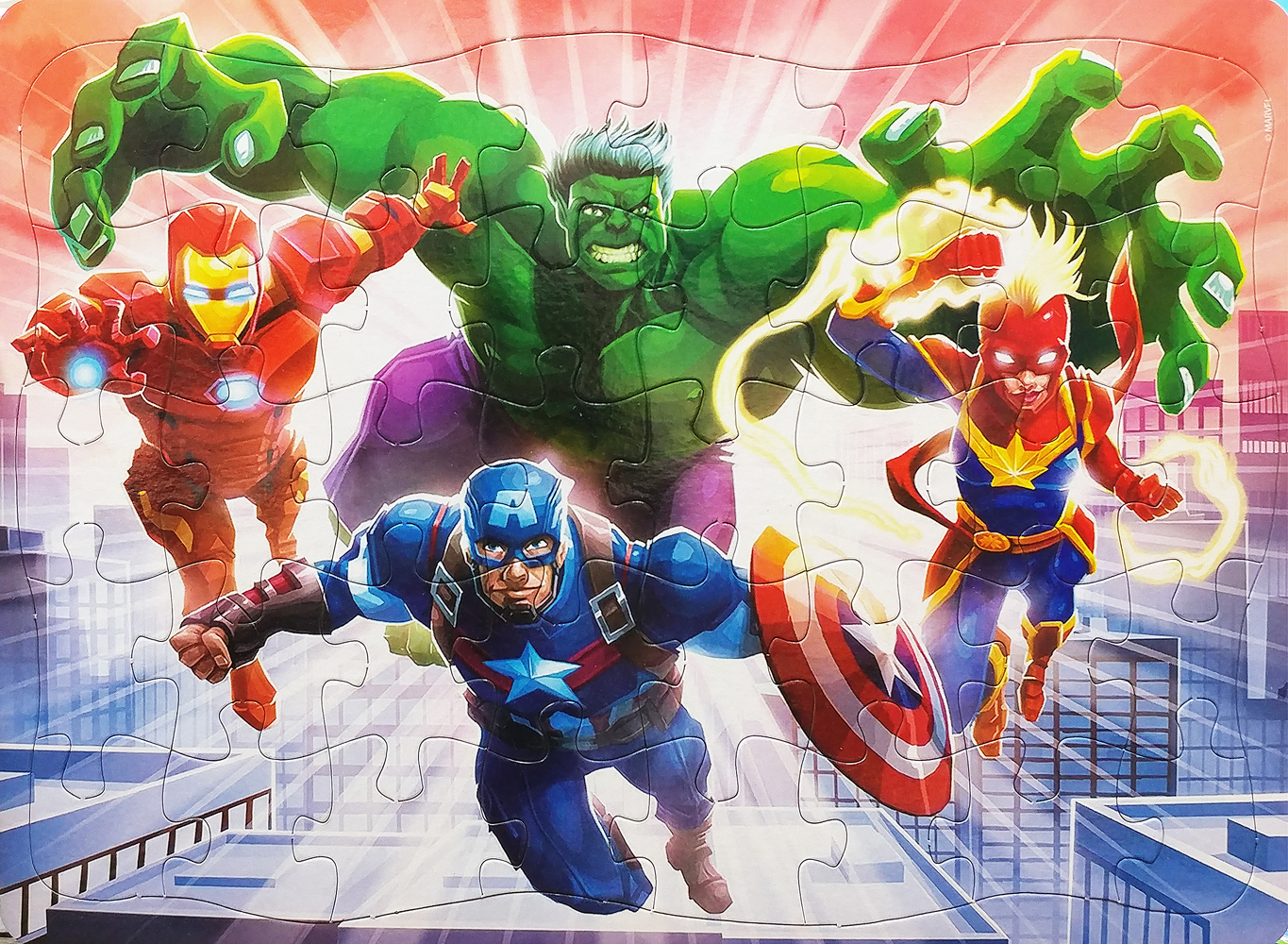 bộ ghép hình siêu nhân 4 (tái bản 2023)