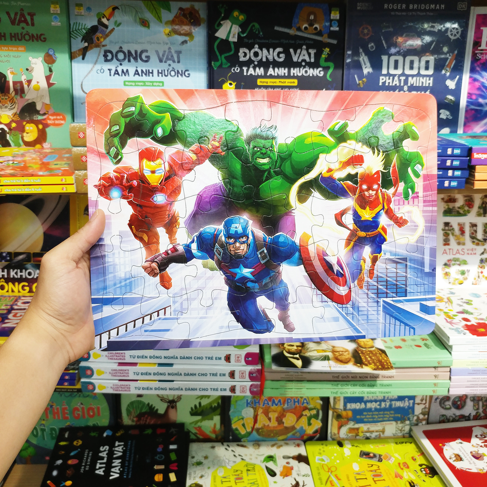 bộ ghép hình siêu nhân 4 (tái bản 2023)