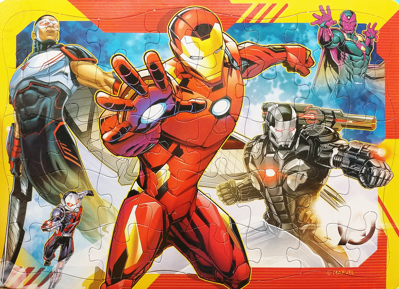 bộ ghép hình siêu nhân 6 (tái bản 2023)