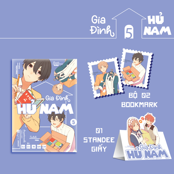 Bo
Gia Dinh Hu Nam - Tap 5 - Tang Kem 2 Bookmark Be Hinh+ 1 Standee Giay