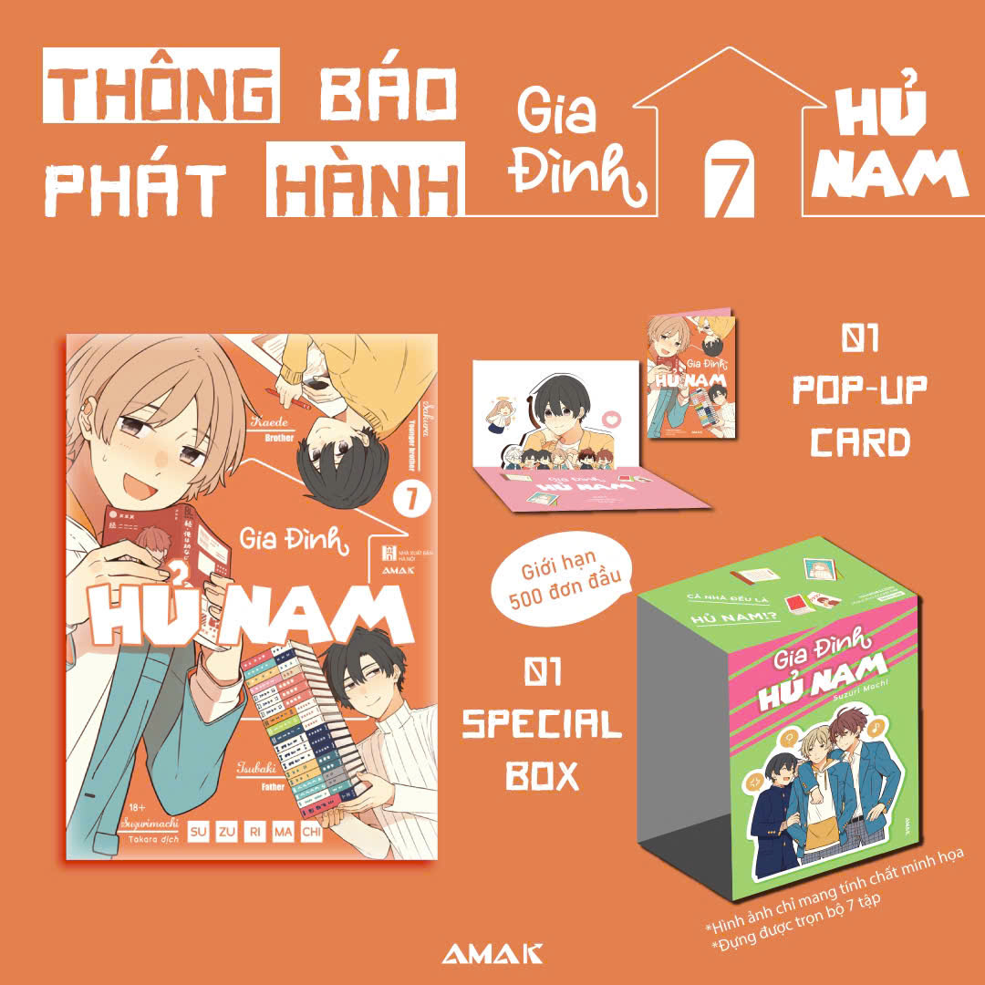 Bo
						
										
										Gia Dinh Hu Nam - Tap 7 - Ban Co Box - Tang Kem Pop-Up Card + Special Box Ky Niem