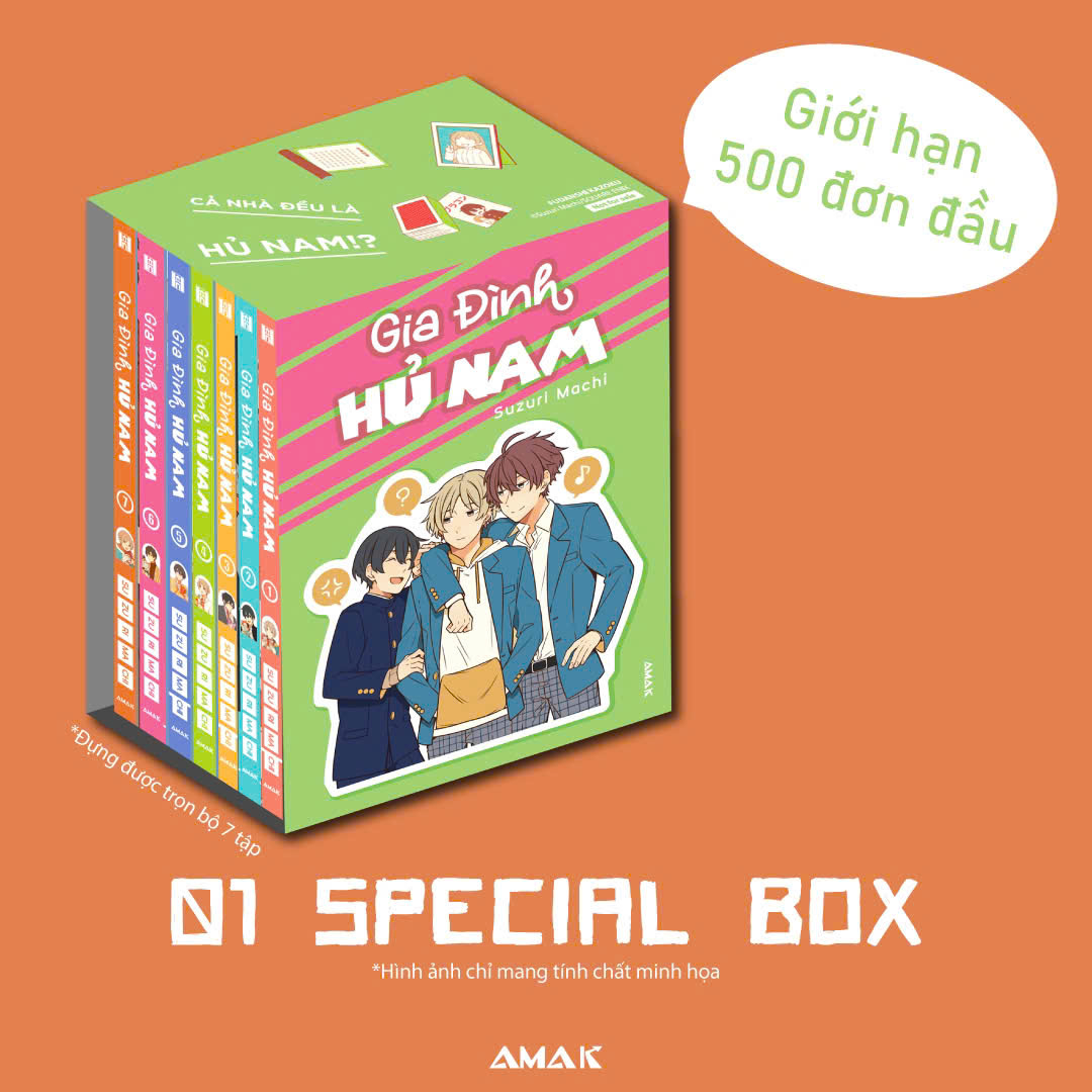 Bo
						
										
										Gia Dinh Hu Nam - Tap 7 - Ban Co Box - Tang Kem Pop-Up Card + Special Box Ky Niem