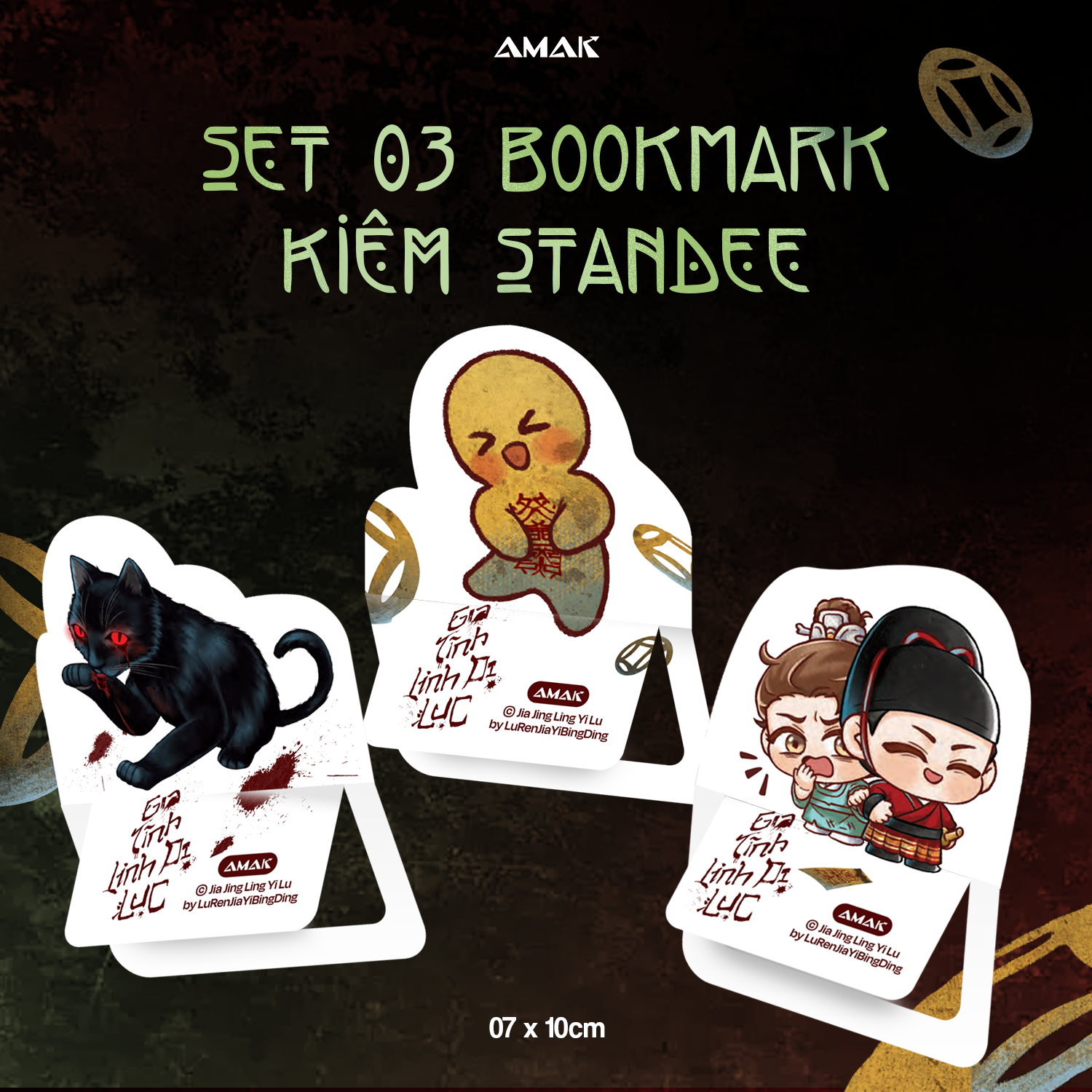 Bo
						
										
										Gia Tinh Linh Di Luc - Tap 2 - Tang Kem Set 3 Bookmark Kiem Standee Giay
