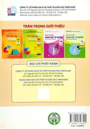 bộ giải bài tập toán lớp 7 - tập 1 (theo bộ sách chân trời sáng tạo)