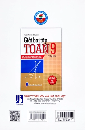 bộ giải bài tập toán lớp 9 - tập 2 (tái bản lần thứ 9 theo chương trình giảm tải)