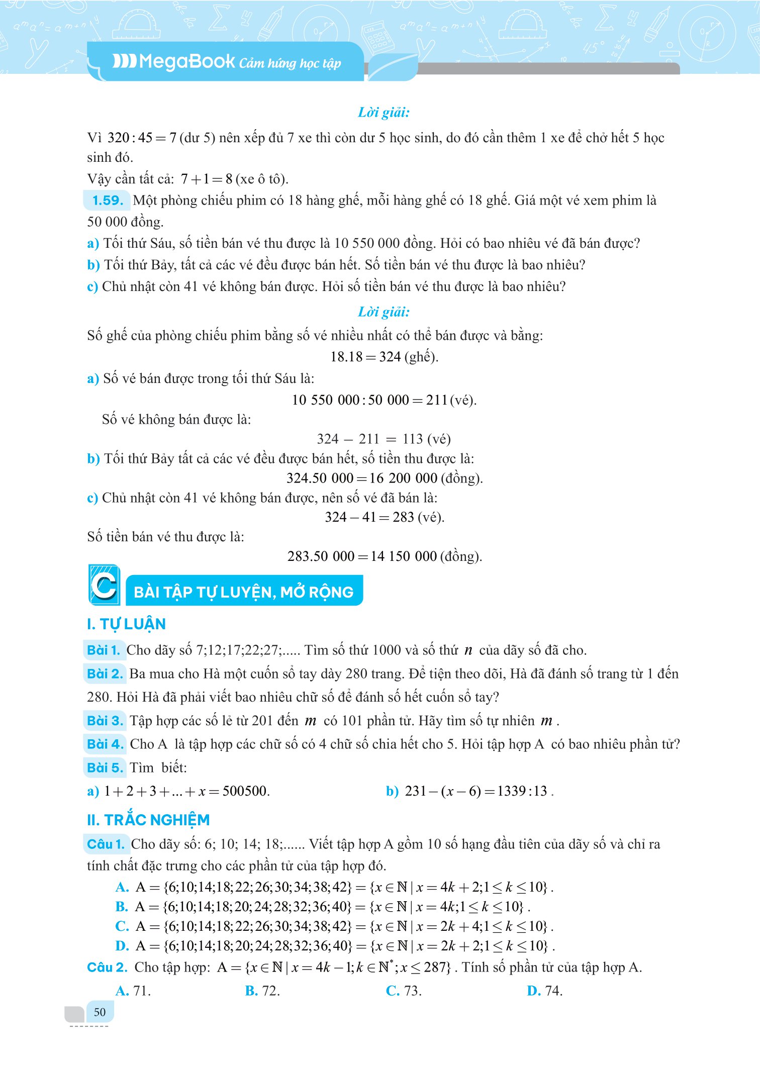 bộ giải bài tập và học tốt toán 6 - tập 1 (theo sgk kết nối tri thức với cuộc sống)